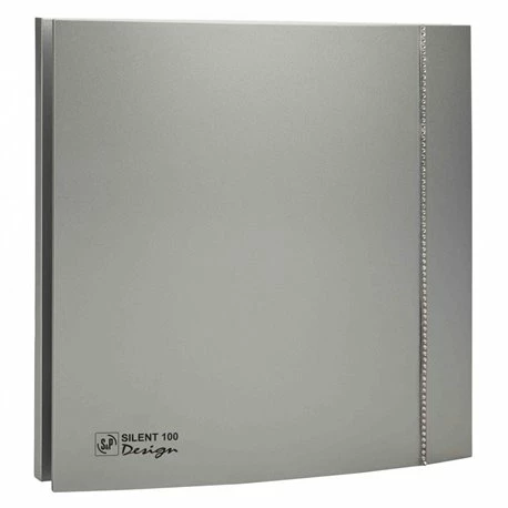 Aérateur Silent Design 100 CZ Silver Swarovski 85 M3/h Clapet Anti-retour 4 Aérateur Silent Design 100 CZ Silver Swarovski 85 M3/h Clapet Anti-retour – Image 2