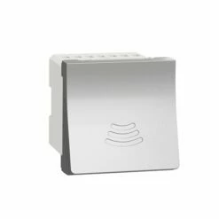 Schneider Electric Sonnette électronique 70dB/1m 5 Mélodies Unica NU378630 Aluminium 2 Modules Mécanisme Seul