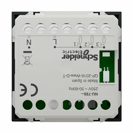 Schneider Electric Sonnette électronique 70dB/1m 5 Mélodies Unica NU378654 Anthracite 2 Modules Mécanisme Seul 4 Schneider Electric Sonnette électronique 70dB/1m 5 Mélodies Unica NU378654 Anthracite 2 Modules Mécanisme Seul – Image 2
