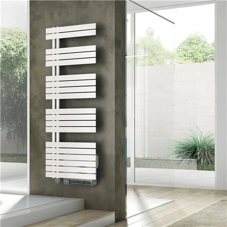 Sèche Serviette électrique Soul 750+1000 Watts, Mât à Gauche Blanc Standard 01 4 Sèche Serviette électrique Soul 750+1000 Watts, Mât à Gauche Blanc Standard 01 – Image 2