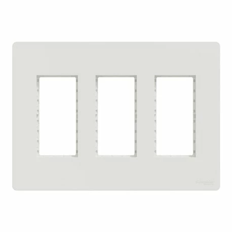 Schneider Electric Support + Plaque Pour Boîte Concentration Unica NU023418 Blanc 3 Colonnes De 4 Modules 5 Schneider Electric Support + Plaque Pour Boîte Concentration Unica NU023418 Blanc 3 Colonnes De 4 Modules – Image 3