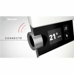 Sèche Serviette électrique Symphonik 750+1000 Watts, Mât à Gauche Blanc Mat Chêne 10 Sèche Serviette électrique Symphonik 750+1000 Watts, Mât à Gauche Blanc Mat Chêne -Schneider Electric Soldes symphonik 492601 mat gauche blanc granit chene 3