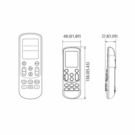 Samsung Télécommande Sans Fil Pour Unités DVM, FJM, CAC 8 Samsung Télécommande Sans Fil Pour Unités DVM, FJM, CAC – Image 6