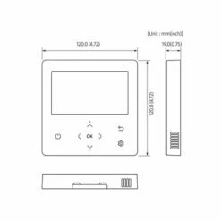 Samsung Commande Filaire Premium Pour Unités FJM, CAC, DVM, RAC, ERV 7 Samsung Commande Filaire Premium Pour Unités FJM, CAC, DVM, RAC, ERV -Schneider Electric Soldes telecommande mwr wg00jn filaire compatible fjm cac et dvm 2