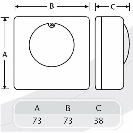 Thermostat 3115901 Blanc D'ambiance 4 Thermostat 3115901 Blanc D'ambiance – Image 2