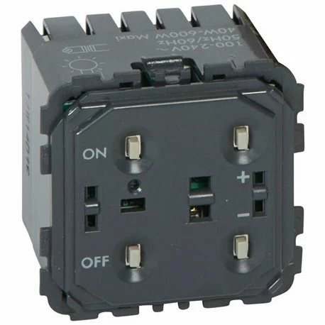 Variateur Celiane 2 Fils Sans Neutre 600W 067082 3 Variateur Celiane 2 Fils Sans Neutre 600W 067082