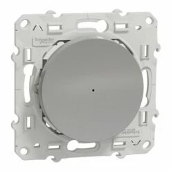 Variateur Poussoir Wiser Odace S530522W 2 Fils Zigbee Alu