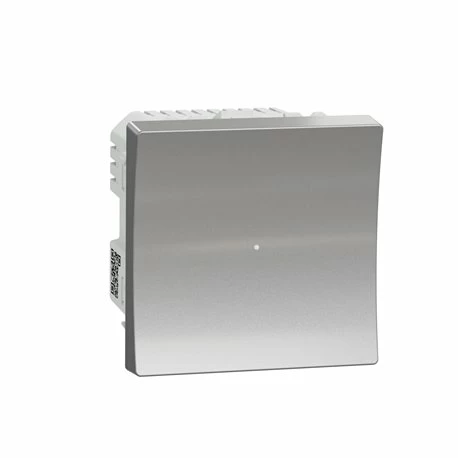 Schneider Electric Variateur Poussoir Wiser Unica NU351530W 2 Fils Zigbee Alu Mécanisme Seul 3 Schneider Electric Variateur Poussoir Wiser Unica NU351530W 2 Fils Zigbee Alu Mécanisme Seul