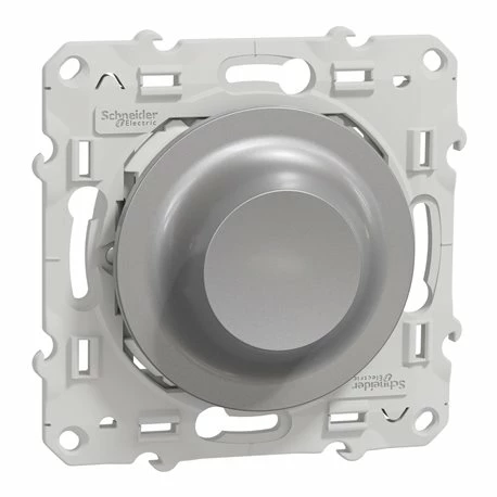 Variateur Rotatif LED Wiser Odace S530513W 2 Fils Zigbee Alu 3 Variateur Rotatif LED Wiser Odace S530513W 2 Fils Zigbee Alu