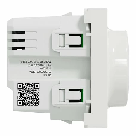 Schneider Electric Variateur Rotatif Wiser Unica NU351618W 2 Fils Zigbee Blanc Mécanisme Seul 4 Schneider Electric Variateur Rotatif Wiser Unica NU351618W 2 Fils Zigbee Blanc Mécanisme Seul – Image 2