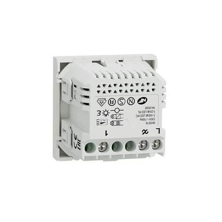 Schneider Electric Variateur Rotatif Wiser Unica NU351618W 2 Fils Zigbee Blanc Mécanisme Seul 5 Schneider Electric Variateur Rotatif Wiser Unica NU351618W 2 Fils Zigbee Blanc Mécanisme Seul – Image 3