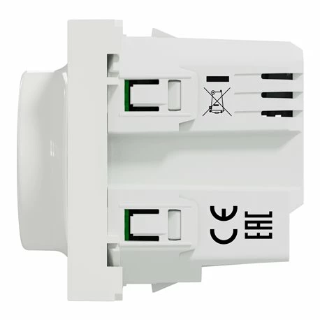 Schneider Electric Variateur Rotatif Wiser Unica NU351618W 2 Fils Zigbee Blanc Mécanisme Seul 10 Schneider Electric Variateur Rotatif Wiser Unica NU351618W 2 Fils Zigbee Blanc Mécanisme Seul – Image 8