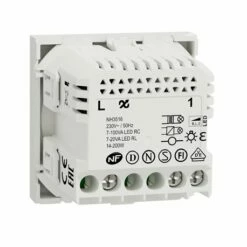 Schneider Electric Variateur Rotatif Wiser Unica NU351620W 2 Fils Zigbee Blanc Antimicrobien Mécanisme Seul -Schneider Electric Soldes variateur rotatif wiser unica nu351620w 2 fils zigbee blanc antimicrobien mecanisme seul 4