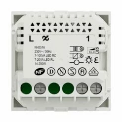 Schneider Electric Variateur Rotatif Wiser Unica NU351620W 2 Fils Zigbee Blanc Antimicrobien Mécanisme Seul -Schneider Electric Soldes variateur rotatif wiser unica nu351620w 2 fils zigbee blanc antimicrobien mecanisme seul 7