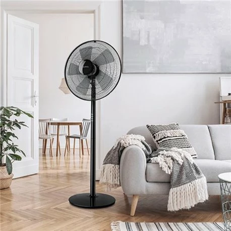 Supra Ventilateur Sur Pied ARTEMIS 60 Watts Noir 4 Supra Ventilateur Sur Pied ARTEMIS 60 Watts Noir – Image 2