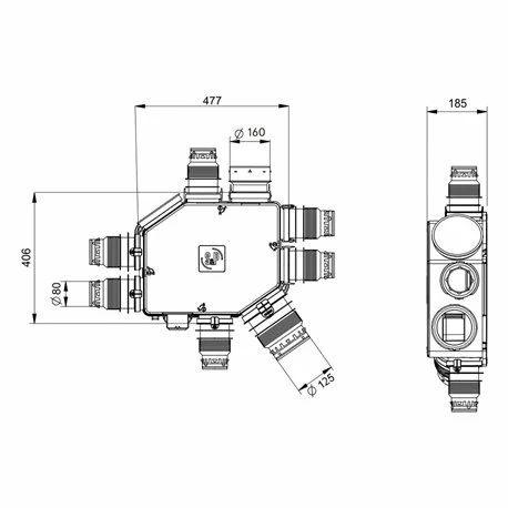 VMC Hygroréglable Octeo Hygro Ecowatt 5,8 W-Th-C Moteur+bouches 7 VMC Hygroréglable Octeo Hygro Ecowatt 5,8 W-Th-C Moteur+bouches – Image 5