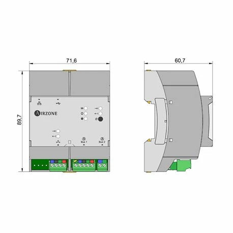 Webserver Hub Airzone Cloud Dual 4 Webserver Hub Airzone Cloud Dual – Image 2