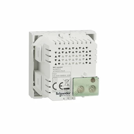 Schneider Electric Wifi Répéteur 300Mb/s 2.4 GHz Bornier Vis Unica NU360518 Blanc 2 Modules Mécanisme Seul 7 Schneider Electric Wifi Répéteur 300Mb/s 2.4 GHz Bornier Vis Unica NU360518 Blanc 2 Modules Mécanisme Seul – Image 5